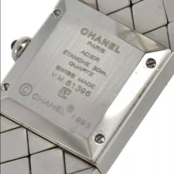 Chanel Acier Matelasse Quartz Watch main image 8